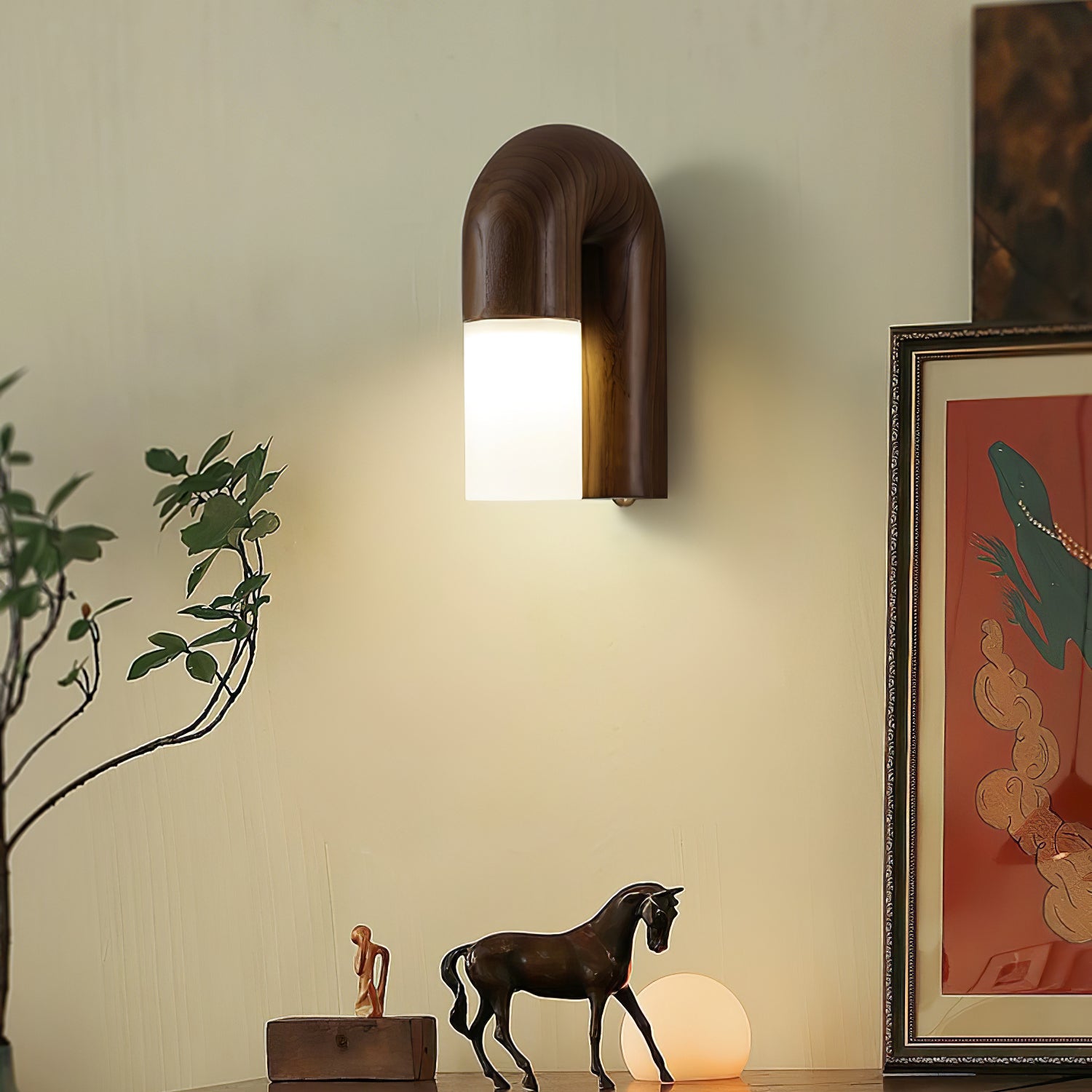 Arcus Wood Wall Lamp - Lamp Outdoor