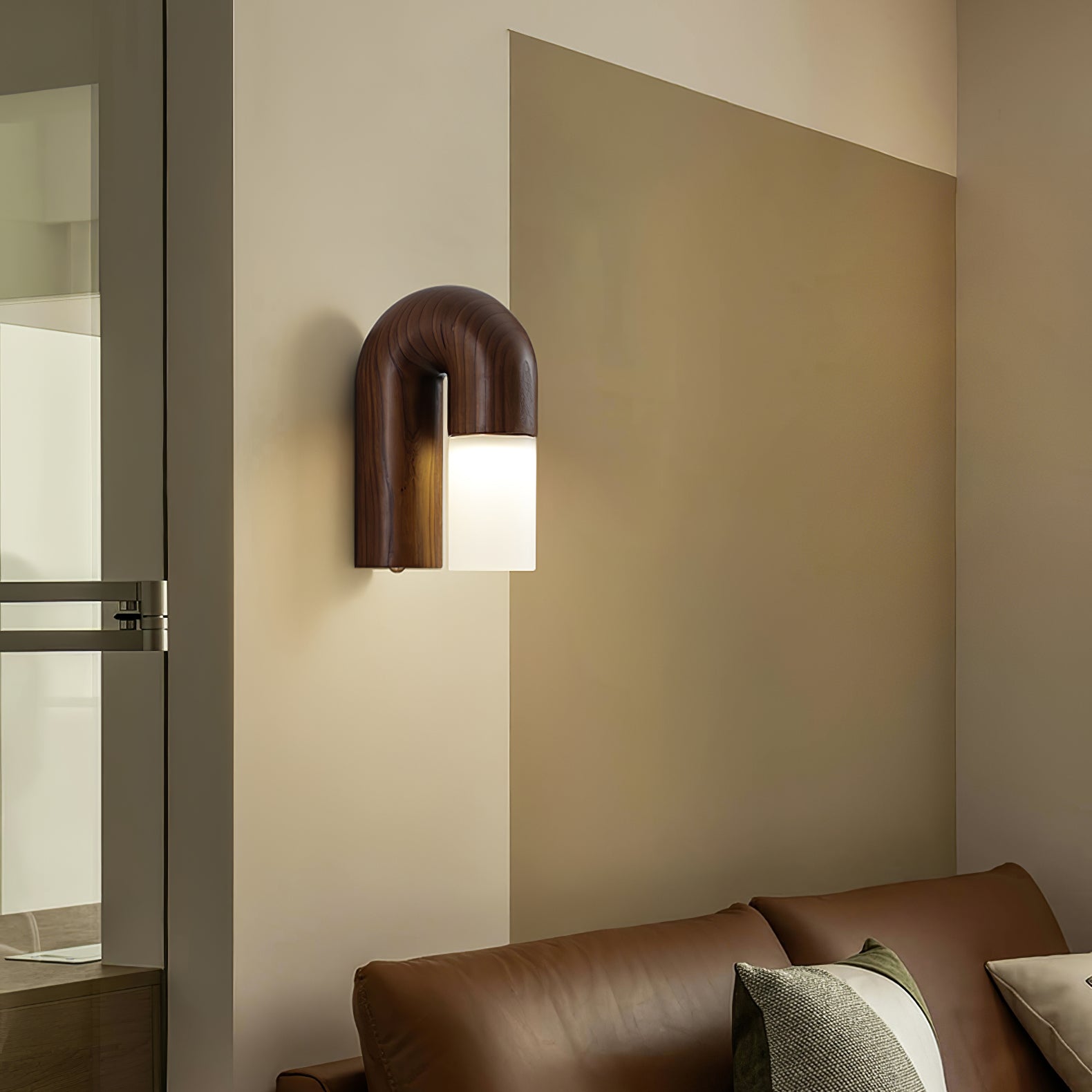 Arcus Wood Wall Lamp - Lamp Outdoor