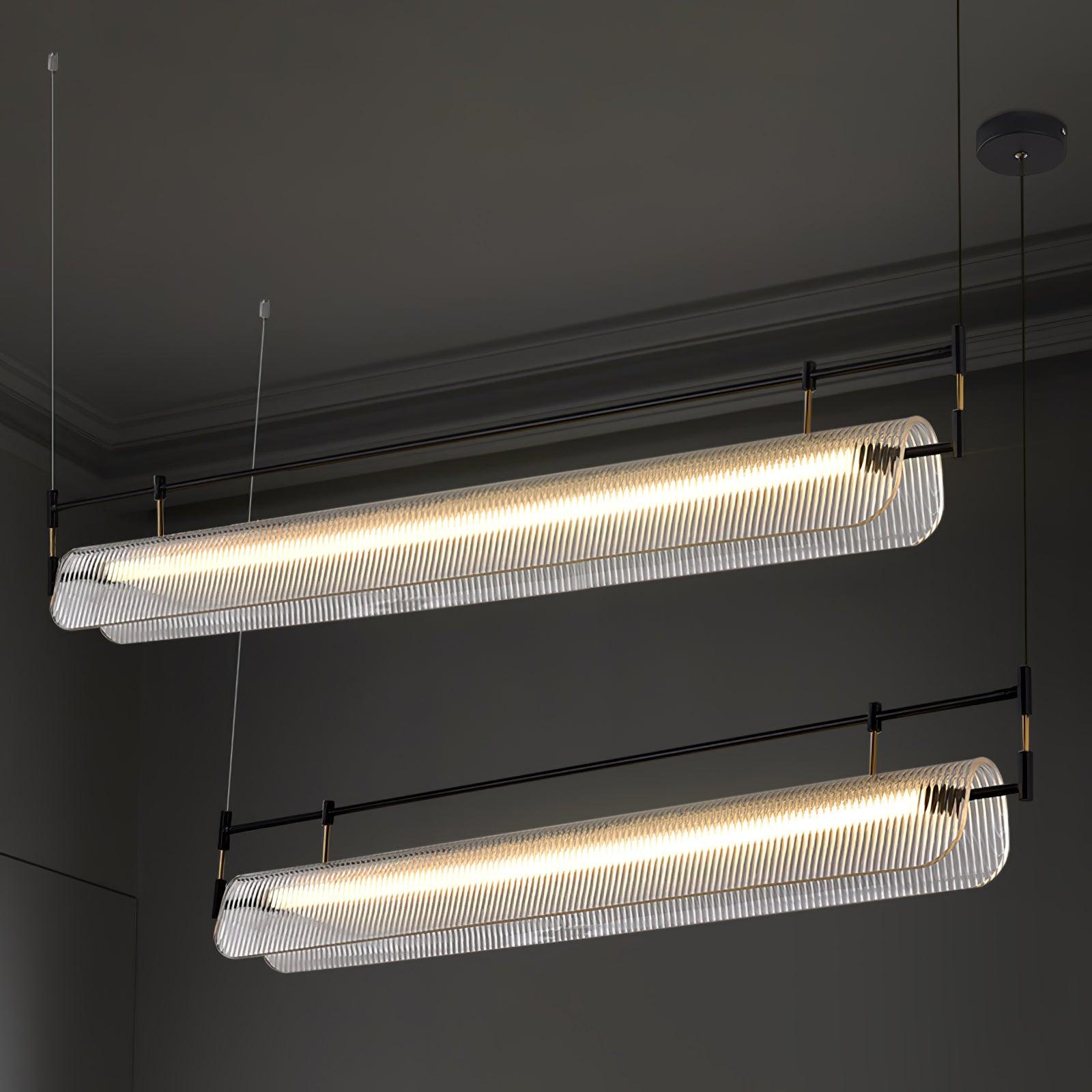 Linear Strip Chandelier - Lamp Outdoor