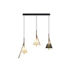 Zovenarae Triangular Wood Pendant Light - Lamp Outdoor