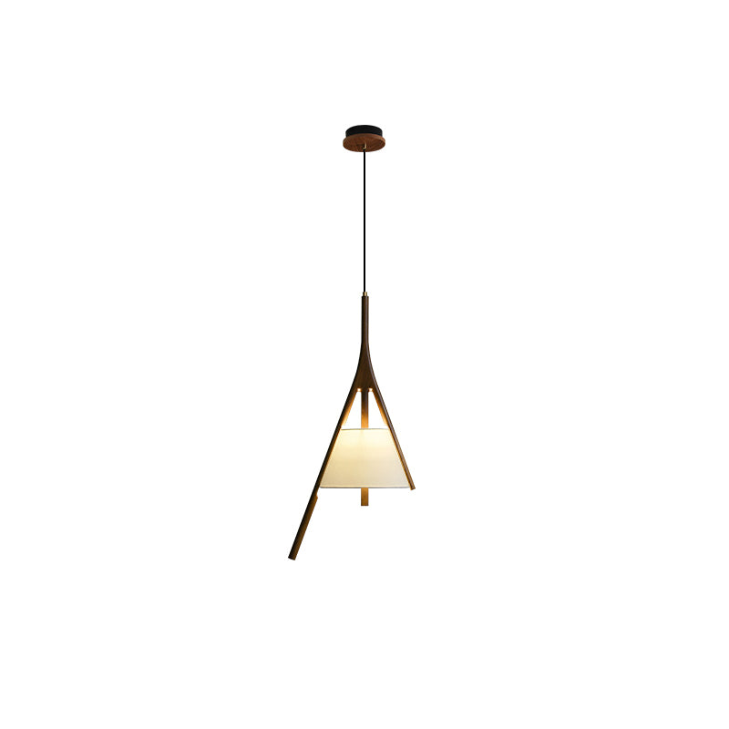 Zovenarae Triangular Wood Pendant Light - Lamp Outdoor