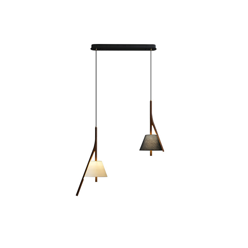 Zovenarae Triangular Wood Pendant Light - Lamp Outdoor