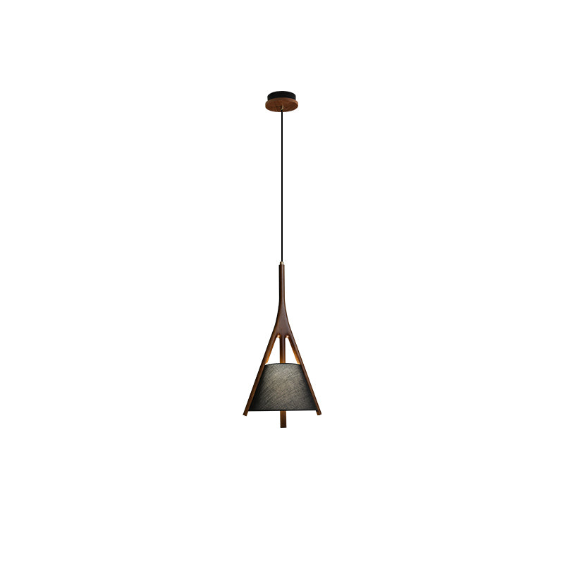 Zovenarae Triangular Wood Pendant Light - Lamp Outdoor