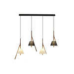 Zovenarae Triangular Wood Pendant Light - Lamp Outdoor