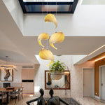 Cumiror Postmodern Luxury Shell Wood Wood Pendant Light - Lamp Outdoor