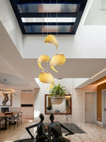 Cumiror Postmodern Luxury Shell Wood Wood Pendant Light - Lamp Outdoor