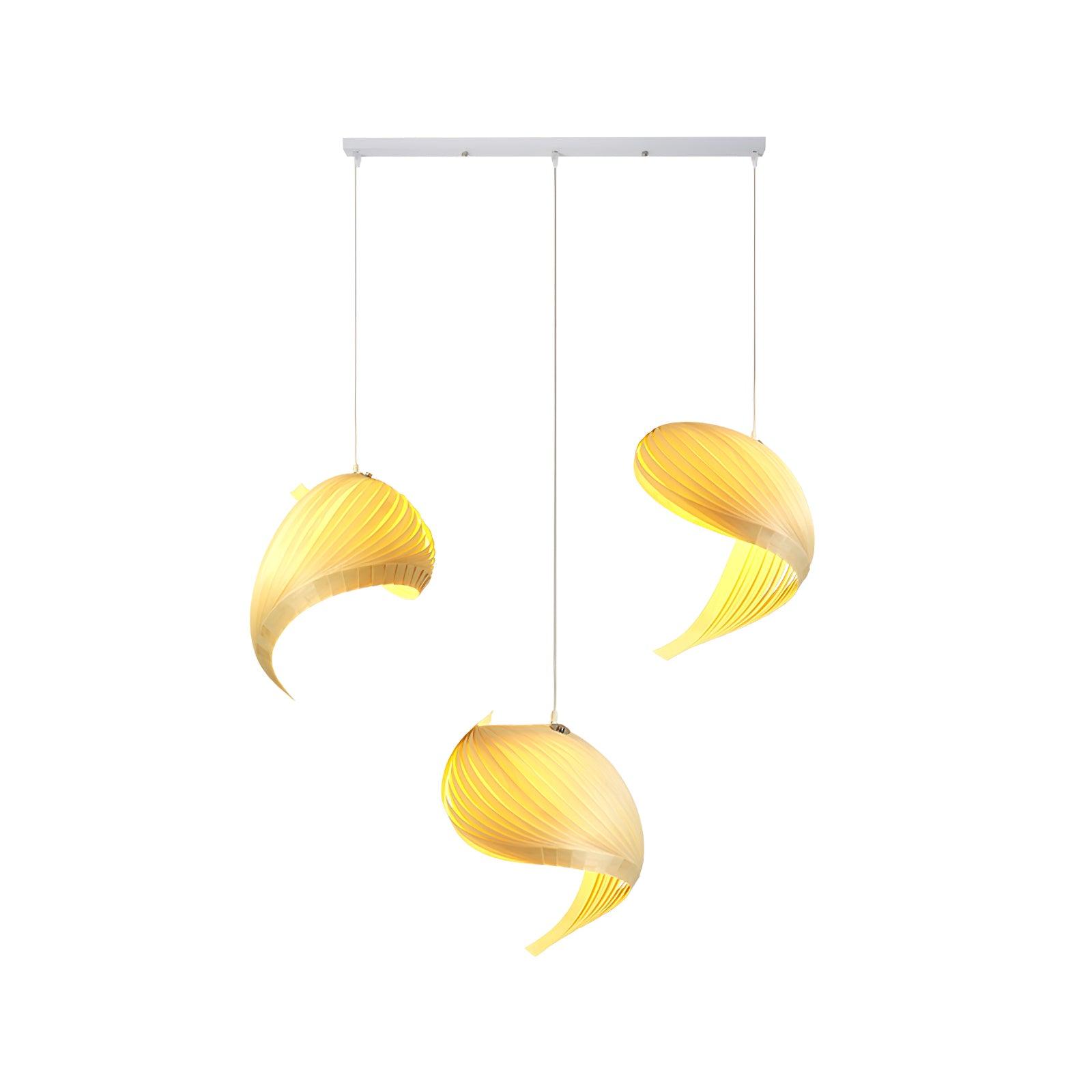 Cumiror Postmodern Luxury Shell Wood Wood Pendant Light - Lamp Outdoor
