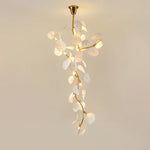 Orthair Branch Ceramic Brass Chandelier - Lamp Outdoor