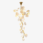 Orthair Branch Ceramic Brass Chandelier - Lamp Outdoor