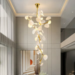 Orthair Branch Ceramic Brass Chandelier - Lamp Outdoor