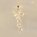Orthair Branch Ceramic Brass Chandelier - Lamp Outdoor
