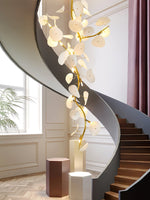 Orthair Branch Ceramic Brass Chandelier - Lamp Outdoor
