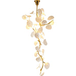 Orthair Branch Ceramic Brass Chandelier - Lamp Outdoor