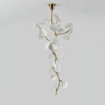 Orthair Branch Ceramic Brass Chandelier - Lamp Outdoor