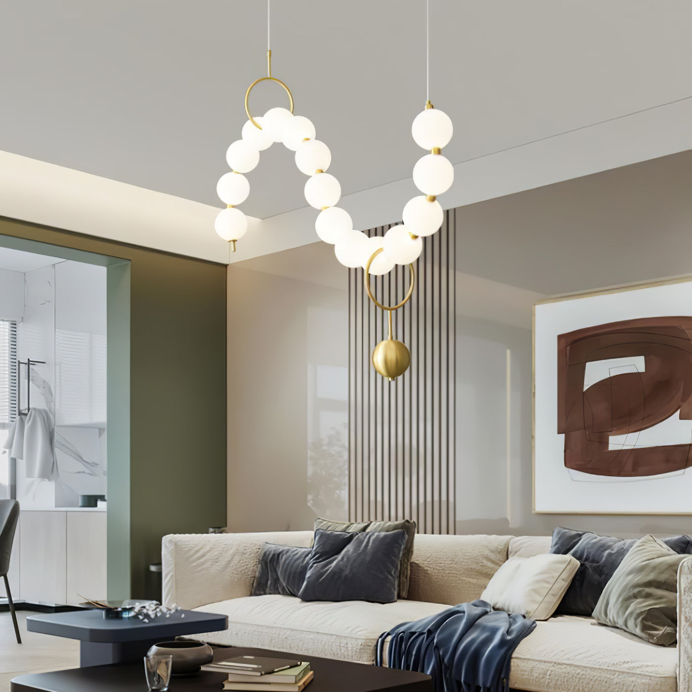 Necklace LED Pendant Lamp - Lamp Outdoor