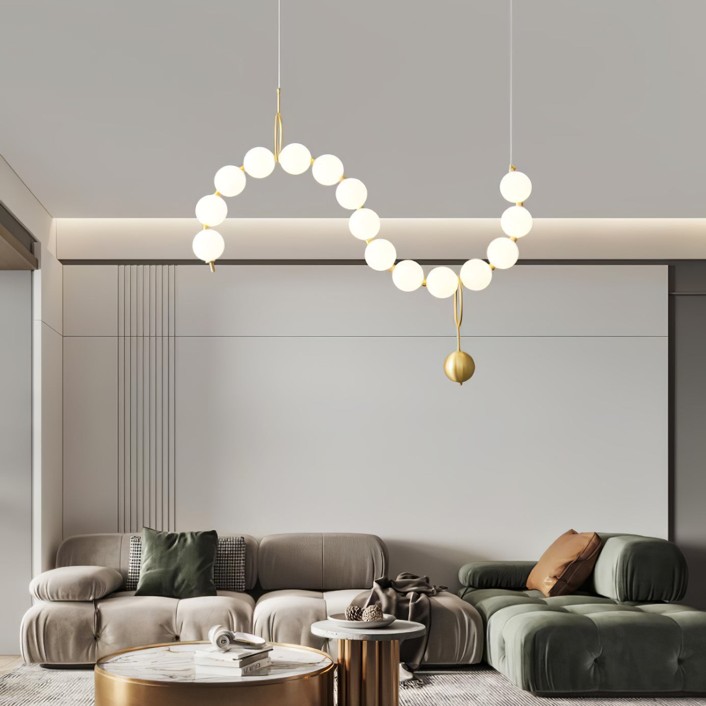 Necklace LED Pendant Lamp - Lamp Outdoor