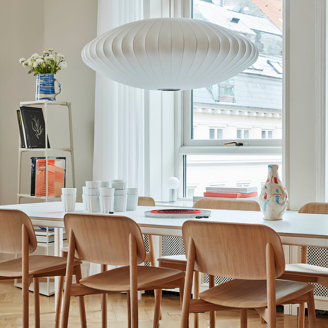 Bubble Mulberry Silk Pendant Lamp - Lamp Outdoor
