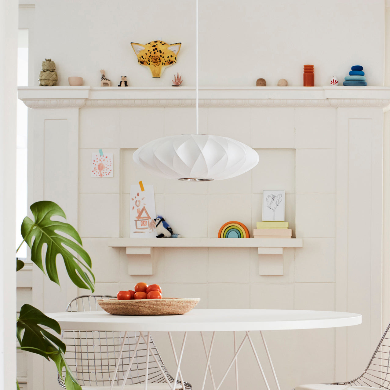 Bubble Mulberry Silk Pendant Lamp - Lamp Outdoor
