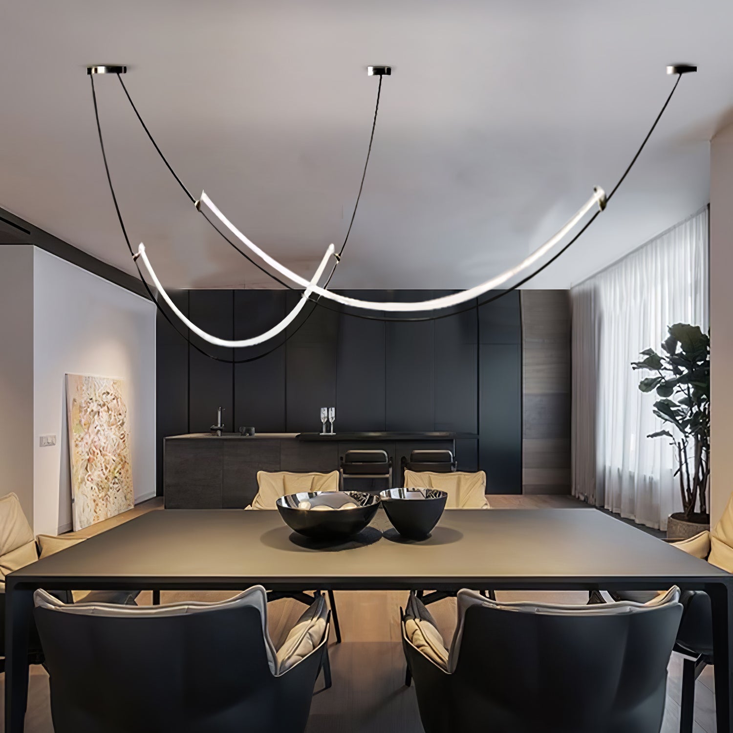 Luxe Modern Acrylic Pendant Lamp - Lamp Outdoor