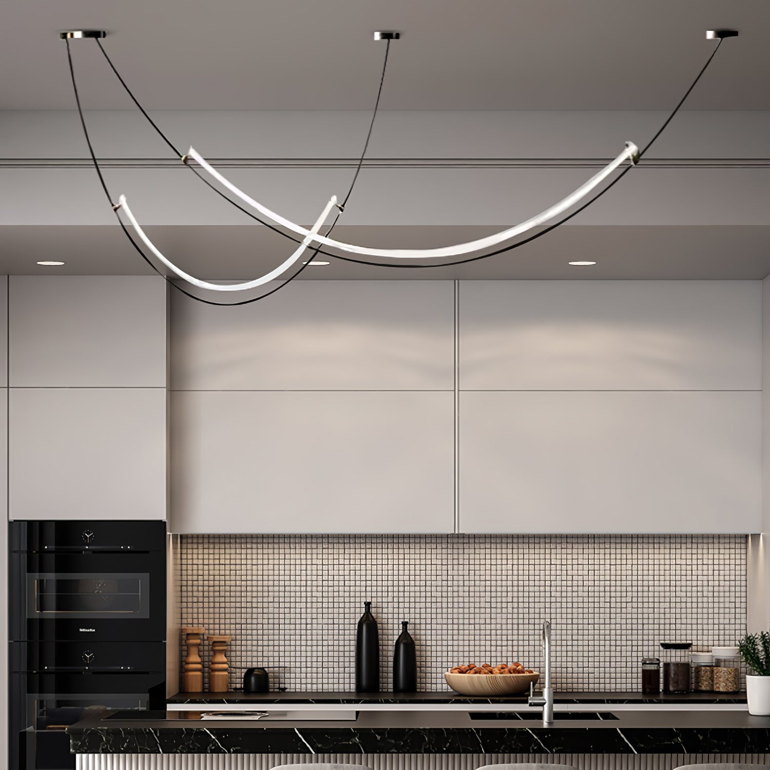 Luxe Modern Acrylic Pendant Lamp - Lamp Outdoor