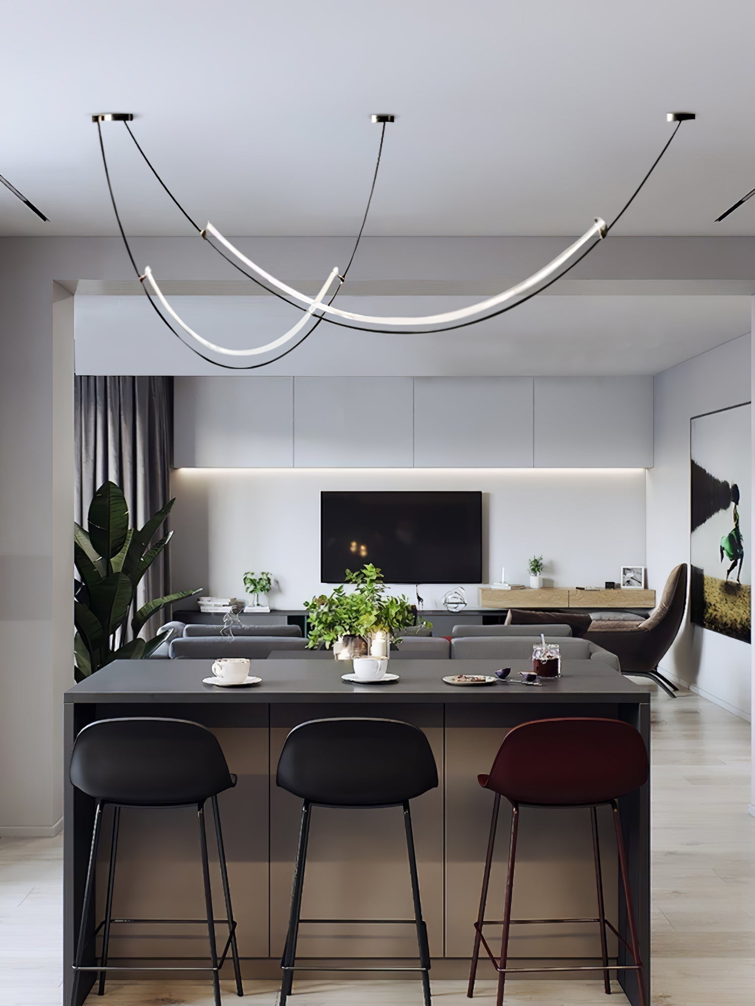 Luxe Modern Acrylic Pendant Lamp - Lamp Outdoor