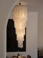 Eloryra Cascading Glass Chandelier - Lamp Outdoor