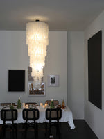 Eloryra Cascading Glass Chandelier - Lamp Outdoor