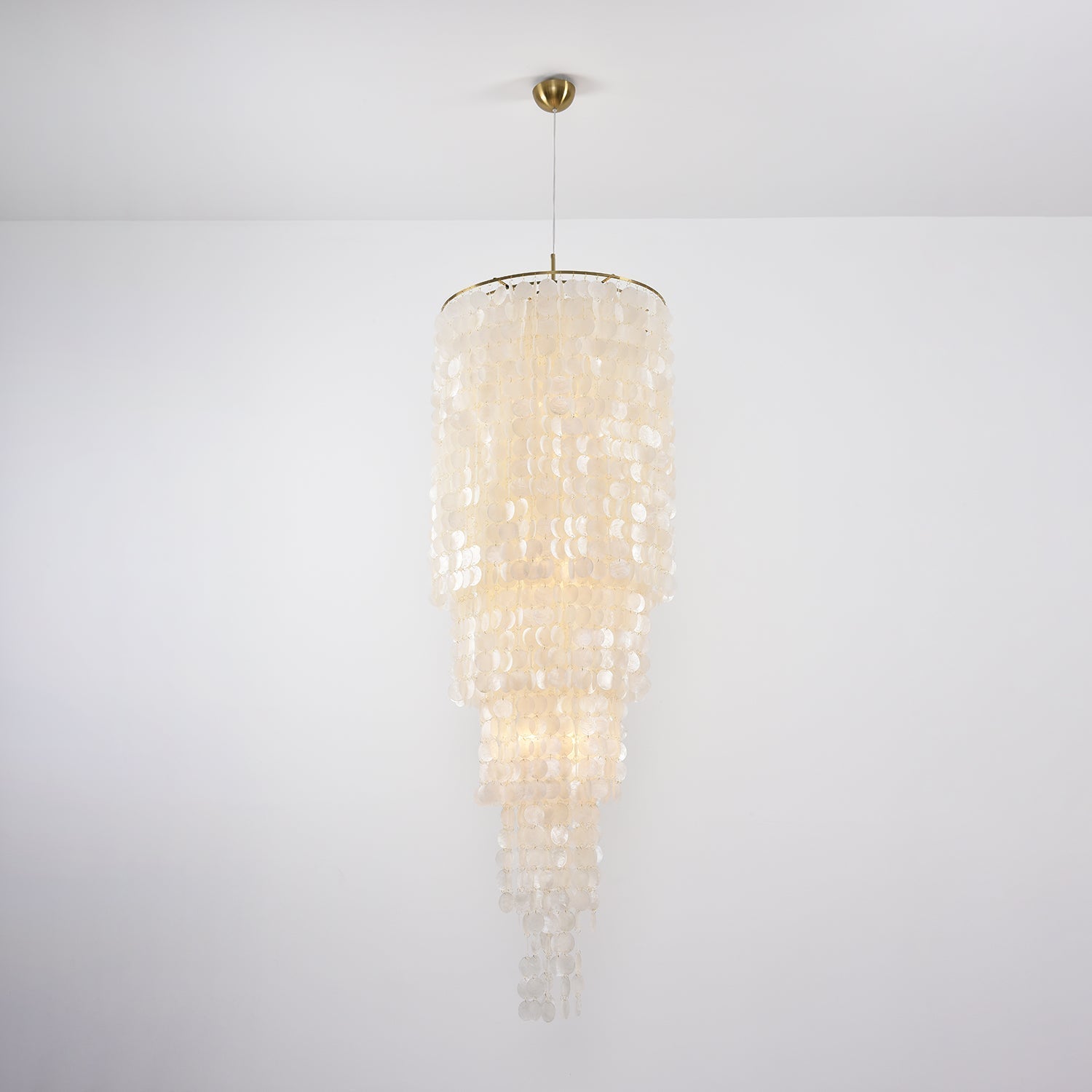 Eloryra Cascading Glass Chandelier - Lamp Outdoor