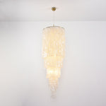 Eloryra Cascading Glass Chandelier - Lamp Outdoor