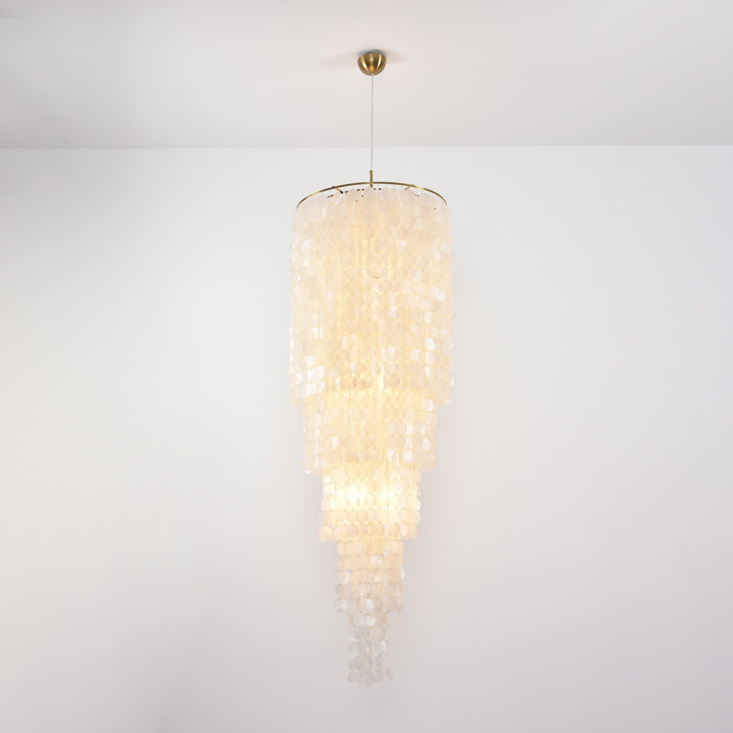 Eloryra Cascading Glass Chandelier - Lamp Outdoor