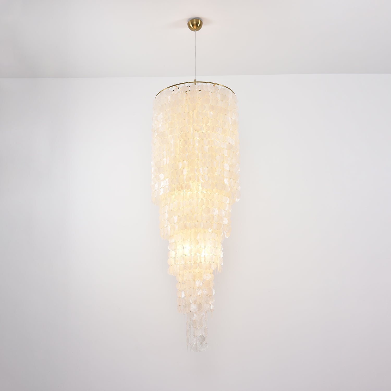 Eloryra Cascading Glass Chandelier - Lamp Outdoor