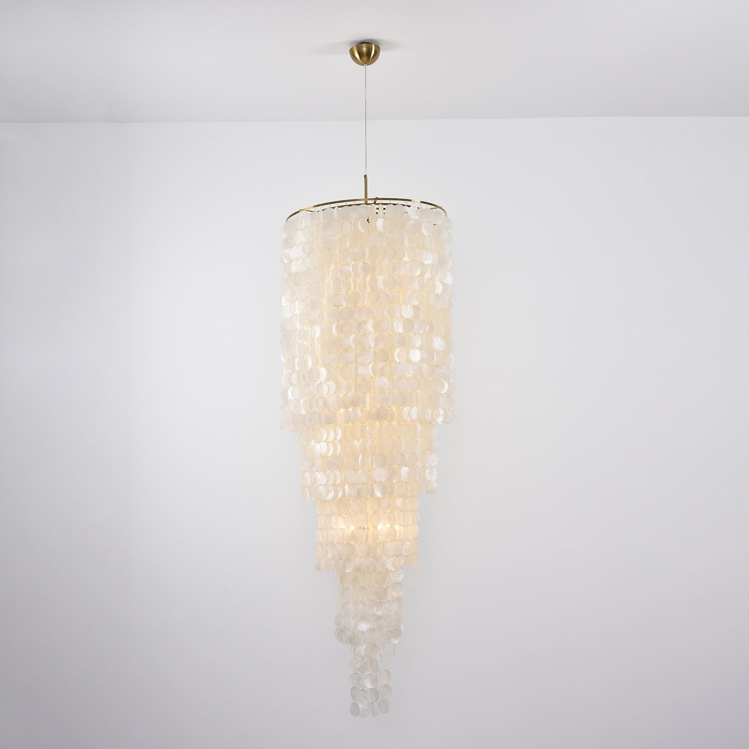 Eloryra Cascading Glass Chandelier - Lamp Outdoor