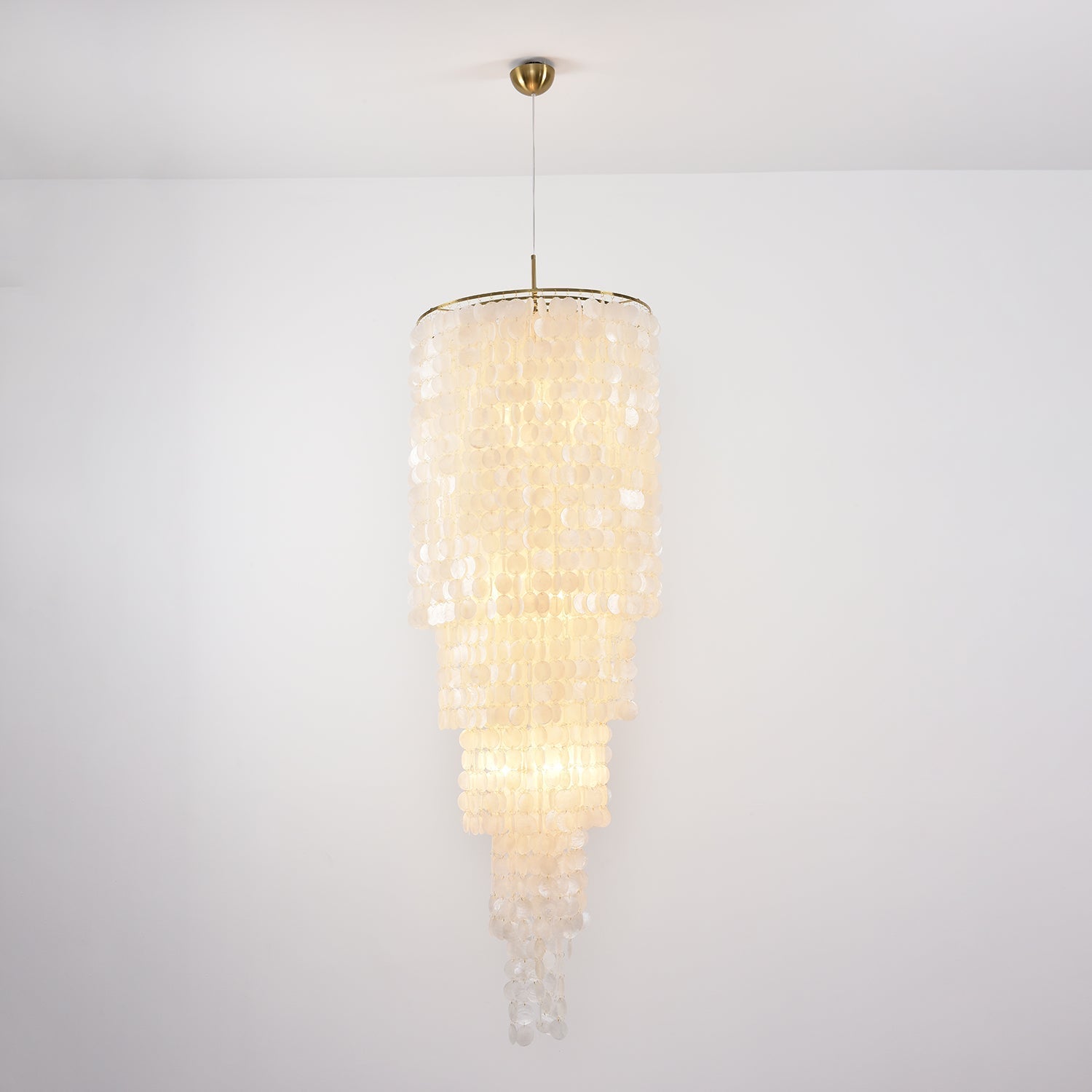 Eloryra Cascading Glass Chandelier - Lamp Outdoor