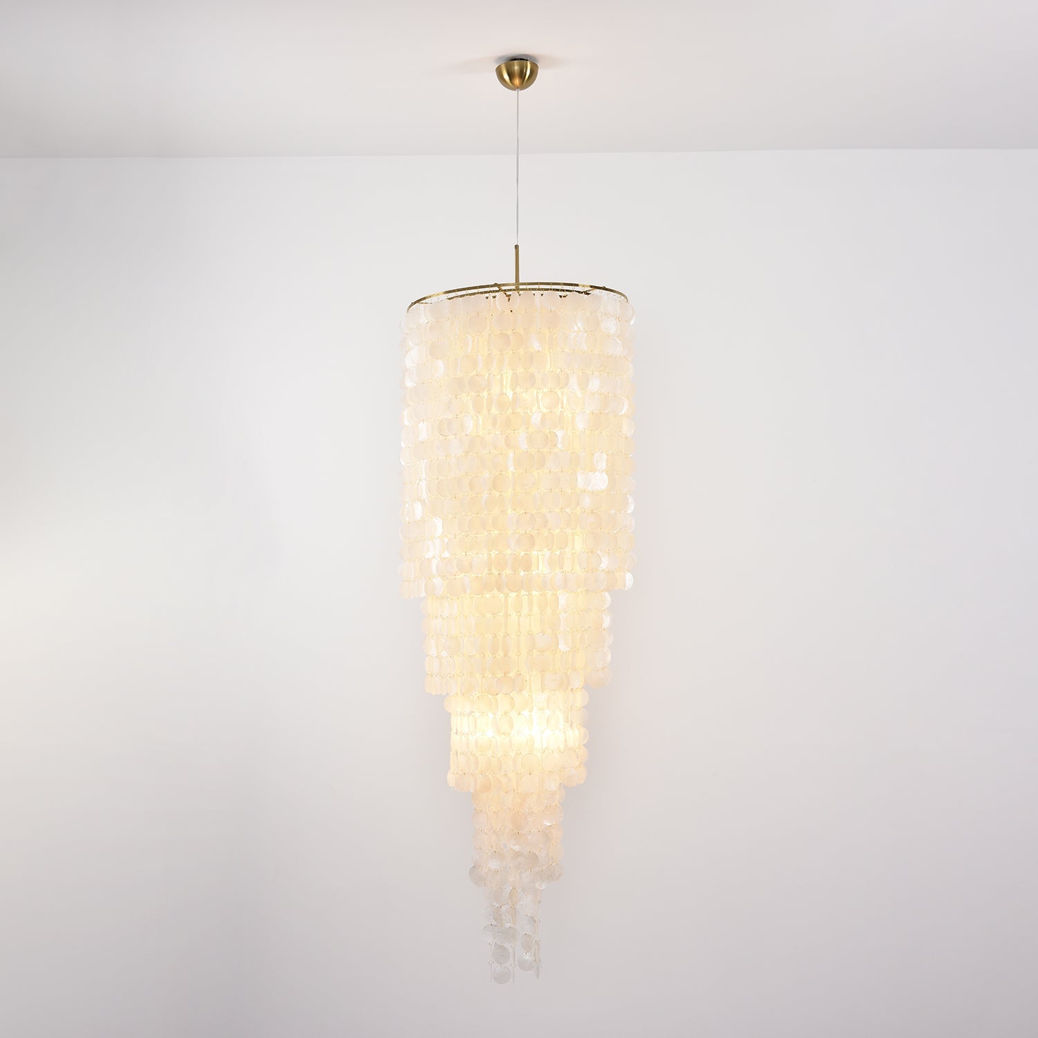 Eloryra Cascading Glass Chandelier - Lamp Outdoor