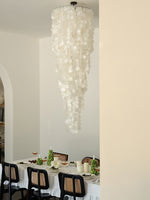 Eloryra Cascading Glass Chandelier - Lamp Outdoor