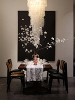 Eloryra Cascading Glass Chandelier - Lamp Outdoor