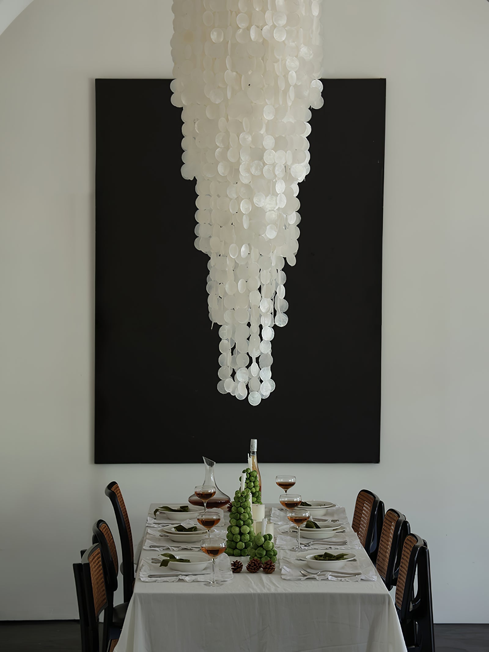 Eloryra Cascading Glass Chandelier - Lamp Outdoor