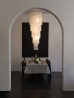 Eloryra Cascading Glass Chandelier - Lamp Outdoor
