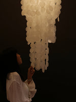 Eloryra Cascading Glass Chandelier - Lamp Outdoor
