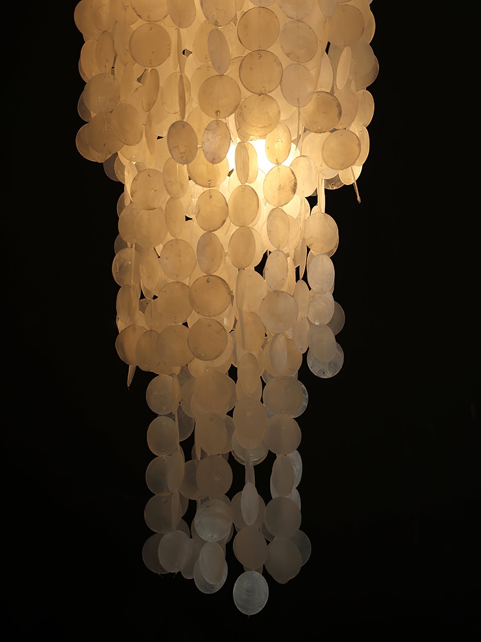 Eloryra Cascading Glass Chandelier - Lamp Outdoor