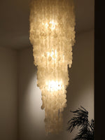 Eloryra Cascading Glass Chandelier - Lamp Outdoor