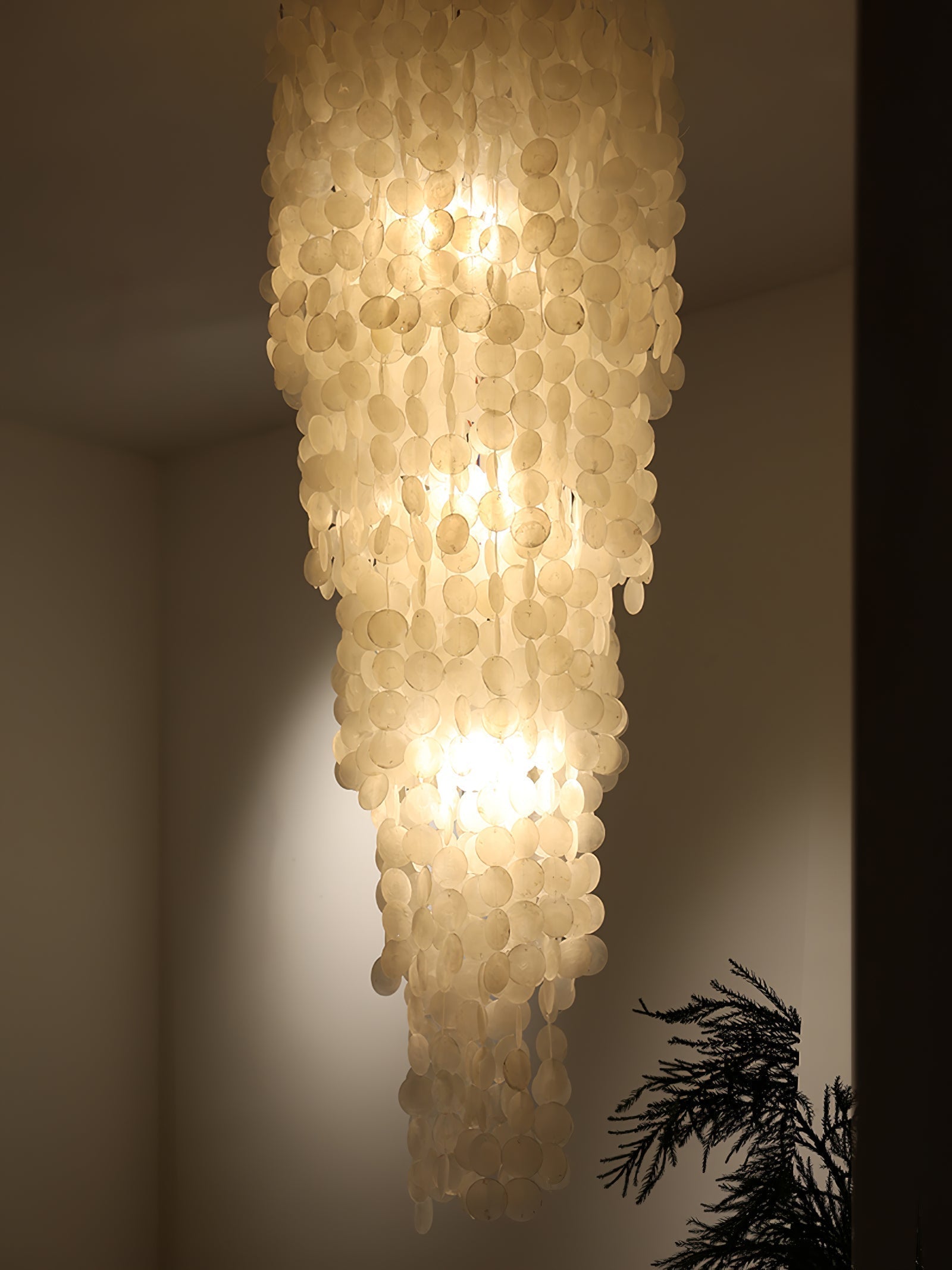 Eloryra Cascading Glass Chandelier - Lamp Outdoor