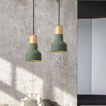 Trio Rustic Wood Pendant Light - Lamp Outdoor