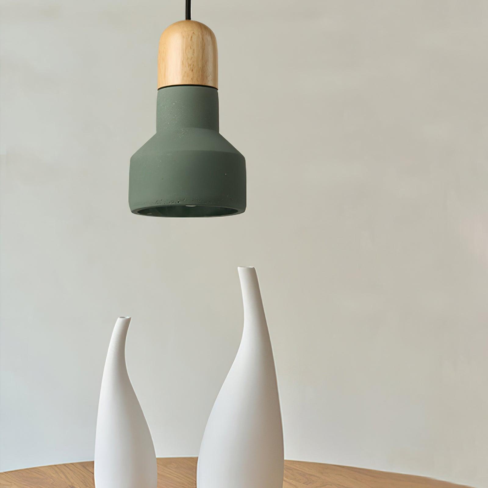 Trio Rustic Wood Pendant Light - Lamp Outdoor