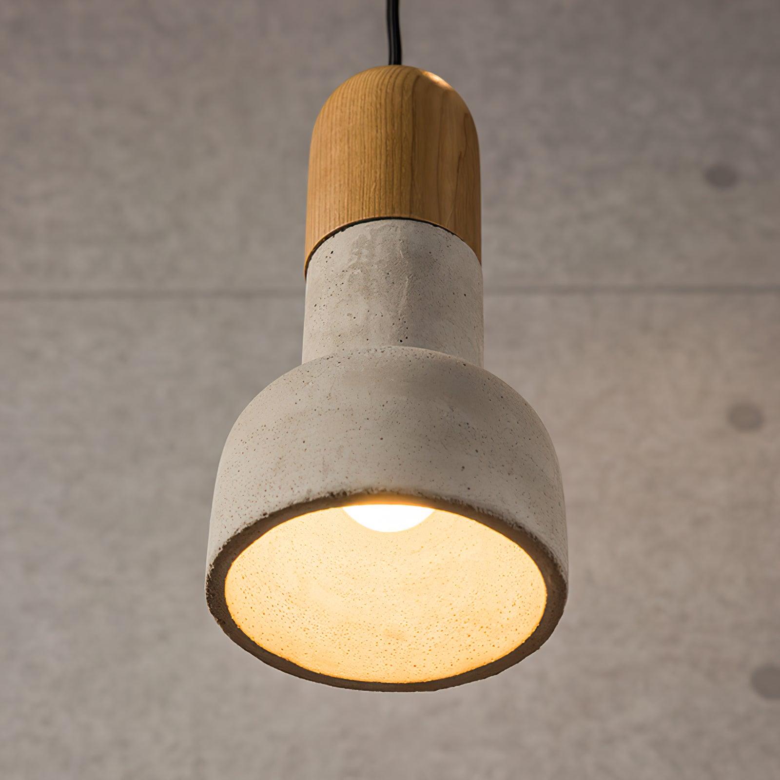 Trio Rustic Wood Pendant Light - Lamp Outdoor