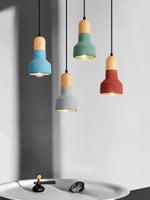 Trio Rustic Wood Pendant Light - Lamp Outdoor