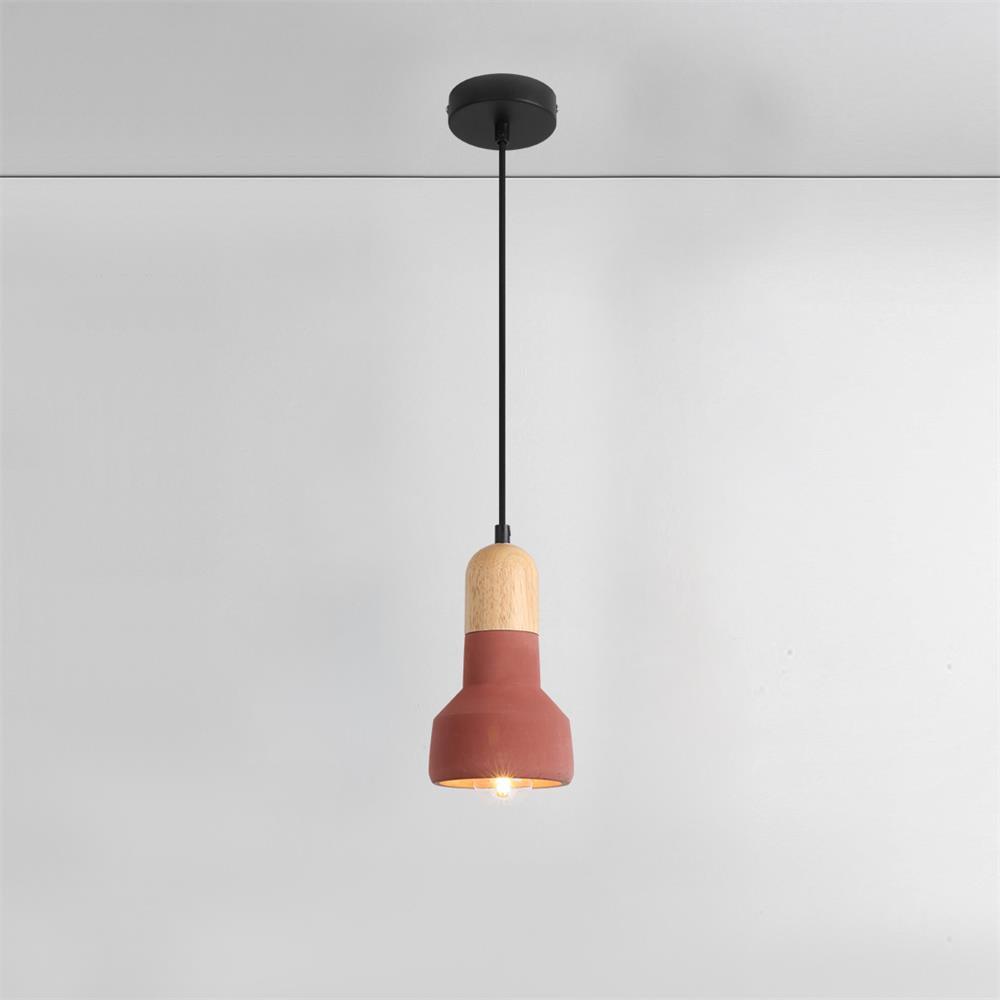 Trio Rustic Wood Pendant Light - Lamp Outdoor
