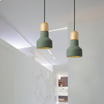 Trio Rustic Wood Pendant Light - Lamp Outdoor