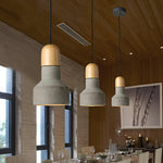 Trio Rustic Wood Pendant Light - Lamp Outdoor