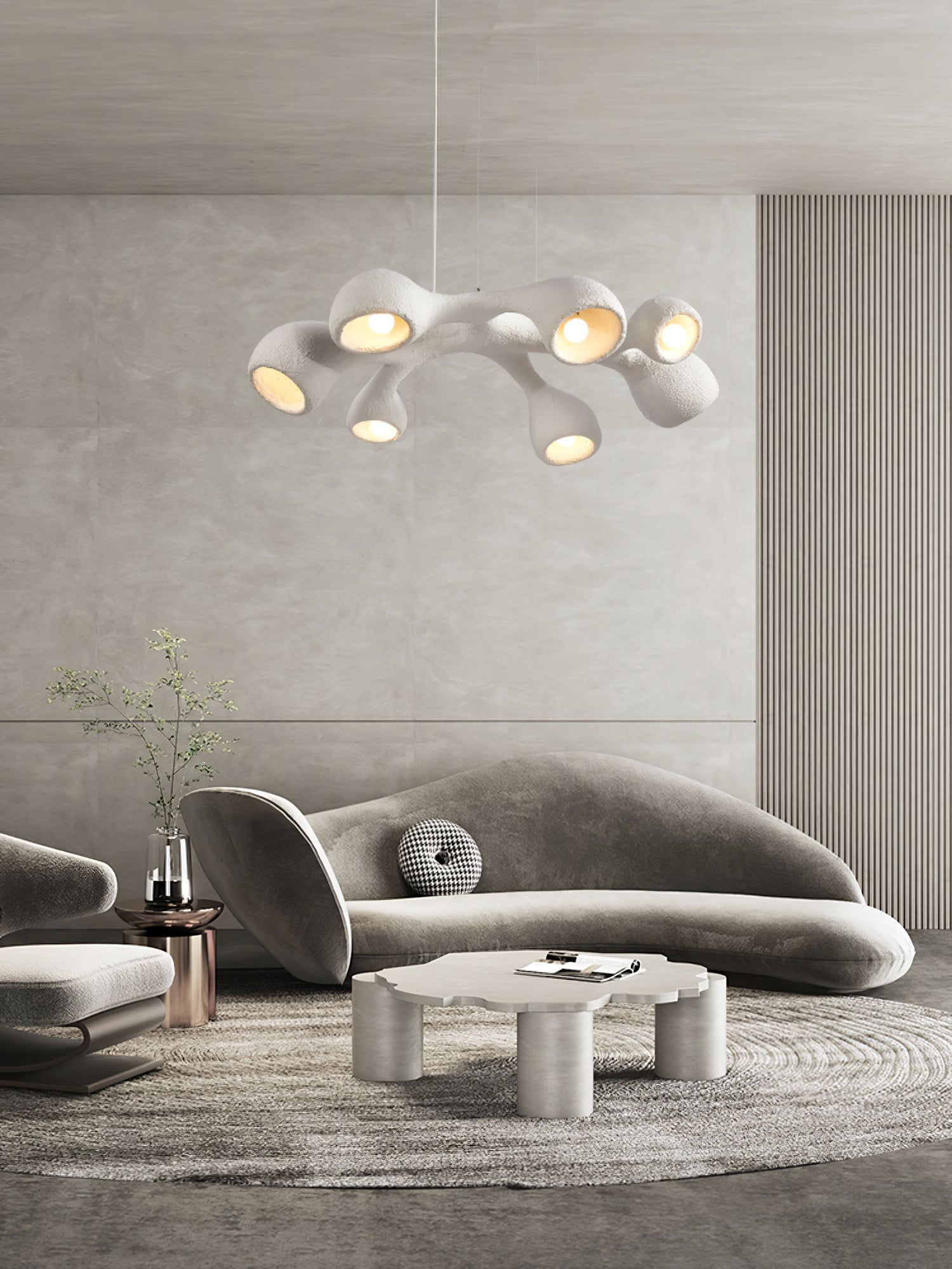 Wave Modern Polystyrene Pendant Light - Lamp Outdoor